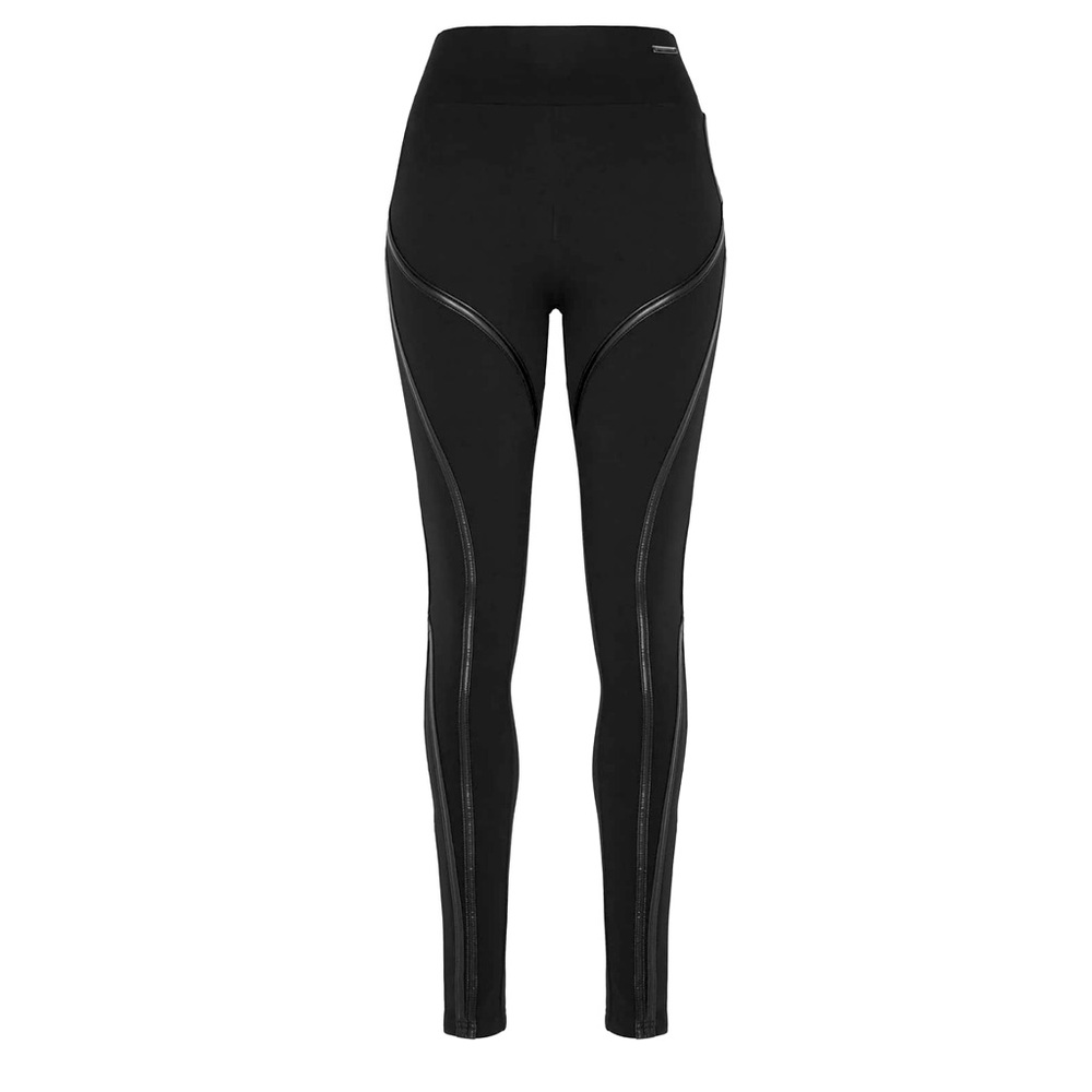 CONTRAST CONTOUR LEGGINGS - BLACK (10)